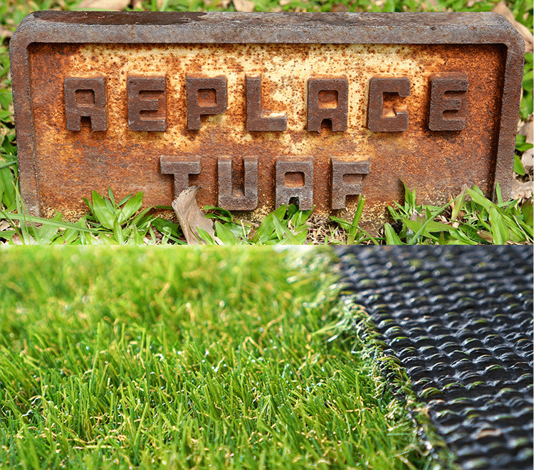 Replace Turf Sign